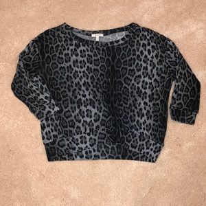 Delia’s Cheetah Print Sweater